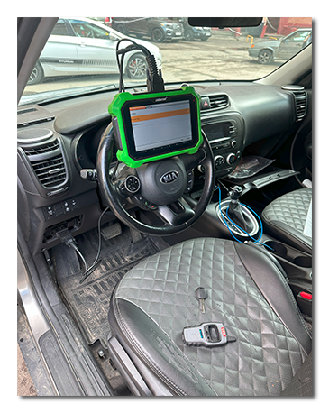 Изготовление ключа зажиания kia soul