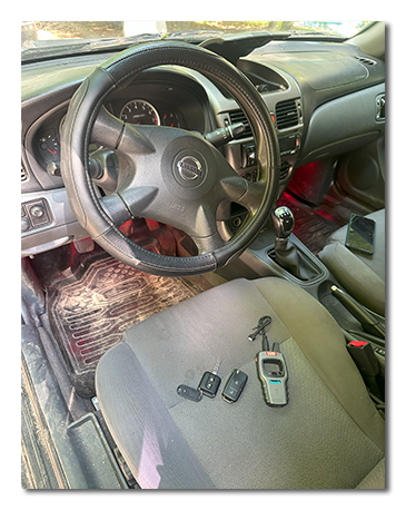 изготовление ключа зажигания nissan almera n16