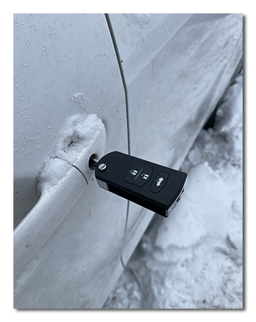 ключ по замку mazda 3 bl