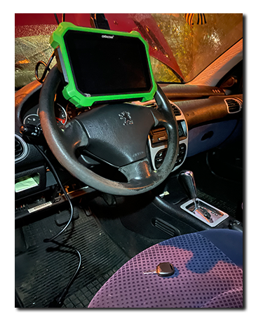 программирование чип ключа peugeot 206