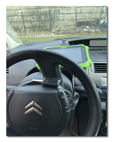 программирование ключа при утере citroen c4b5