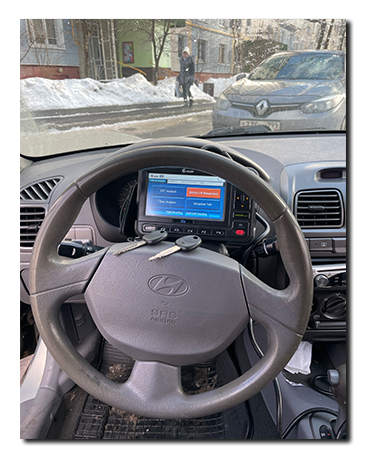 программирование ключа зажигания hyundai accent 2007