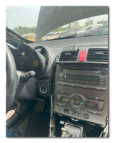 восстановление ключа зажигания toyota auris 2008