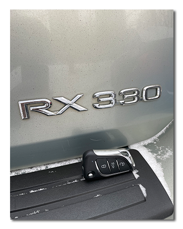 замена корпуса ключа lexus rx 330