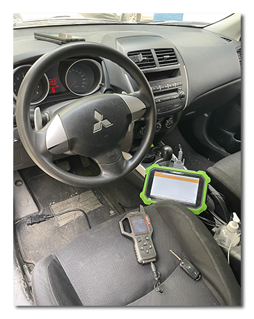 замена корпуса ключа mitsubishi asx